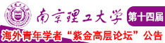 黑丝日逼视频南京理工大学第十四届海外青年学者紫金论坛诚邀海内外英才！